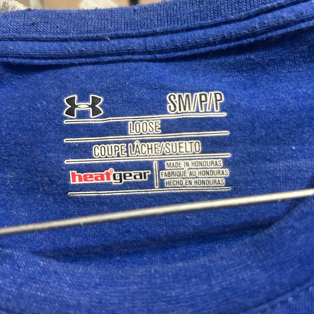 Under Armour Royal Blue HeatGear Shirt - Picture 3 of 3